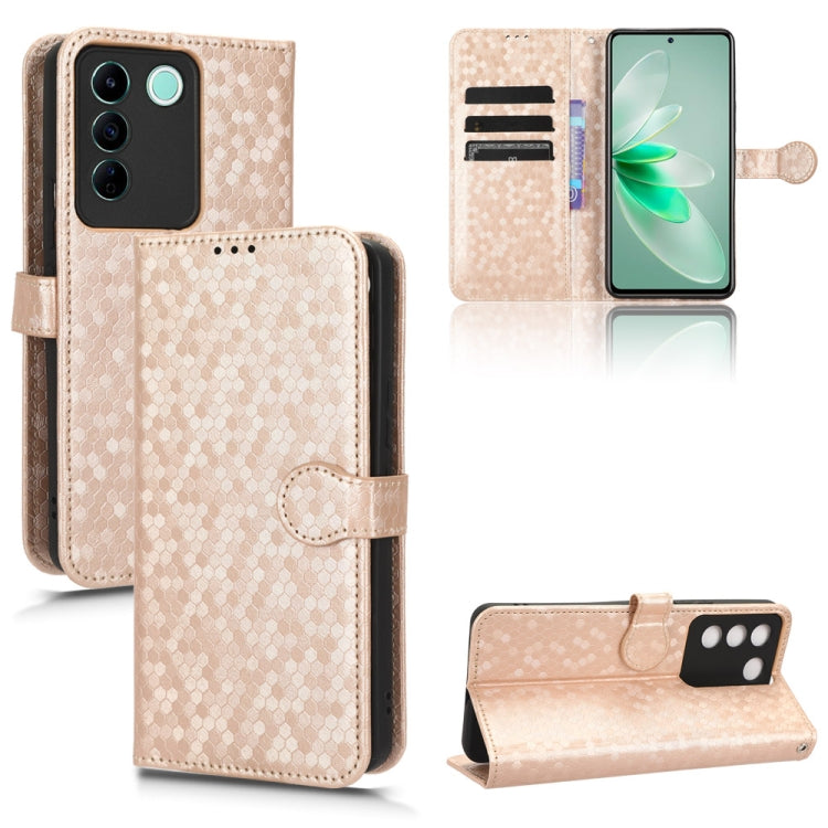 Honeycomb Dot Texture Leather Phone Case, For TCL 403, For vivo V27e / S16e, For Nokia G22 4G, For Samsung Galaxy A24 4G