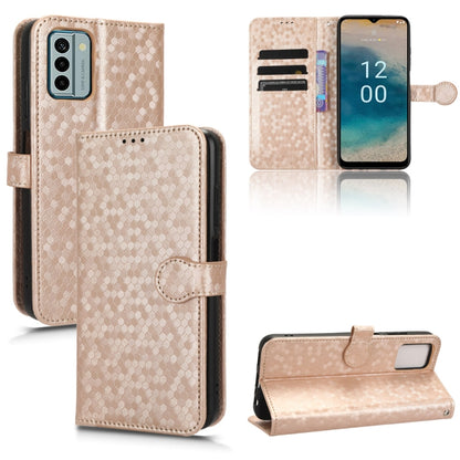 Honeycomb Dot Texture Leather Phone Case, For TCL 403, For vivo V27e / S16e, For Nokia G22 4G, For Samsung Galaxy A24 4G