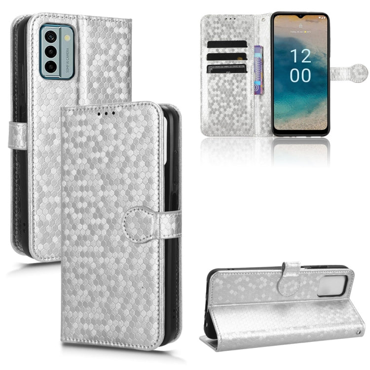 Honeycomb Dot Texture Leather Phone Case, For TCL 403, For vivo V27e / S16e, For Nokia G22 4G, For Samsung Galaxy A24 4G