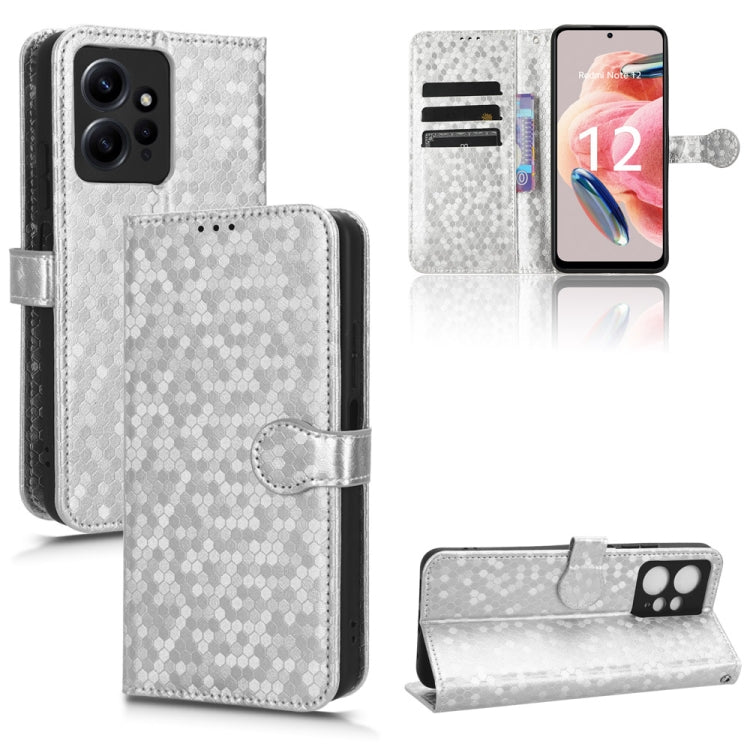 Honeycomb Dot Texture Leather Phone Case, For Xiaomi Redmi Note 12 4G Global