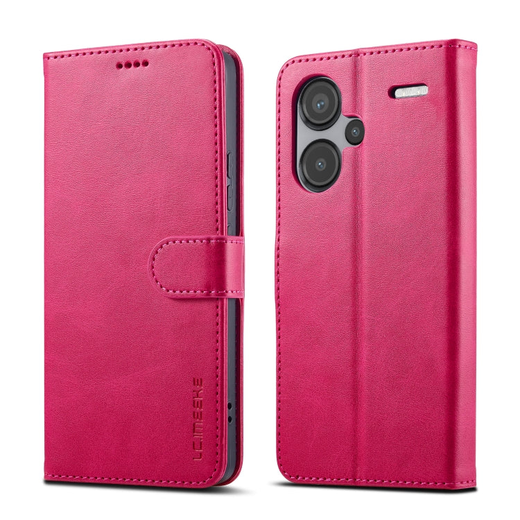 LC.IMEEKE Calf Texture Leather Phone Case, For Xiaomi Poco X6 Pro, For Xiaomi Redmi Note 13 5G, For Xiaomi Redmi Note 13 Pro+, For Xiaomi Redmi Note 13 Pro 5G