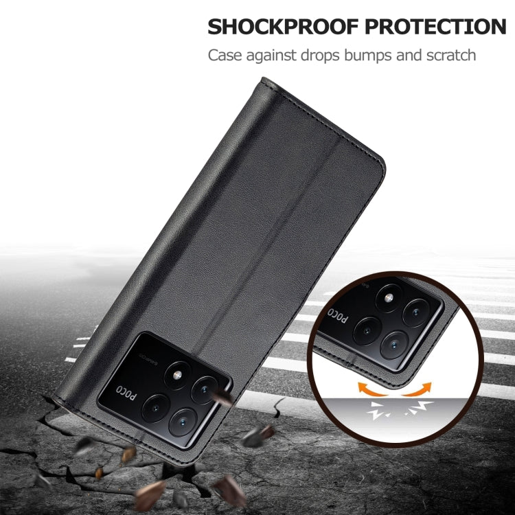 LC.IMEEKE Calf Texture Leather Phone Case, For Xiaomi Poco X6 Pro, For Xiaomi Redmi Note 13 5G, For Xiaomi Redmi Note 13 Pro+, For Xiaomi Redmi Note 13 Pro 5G
