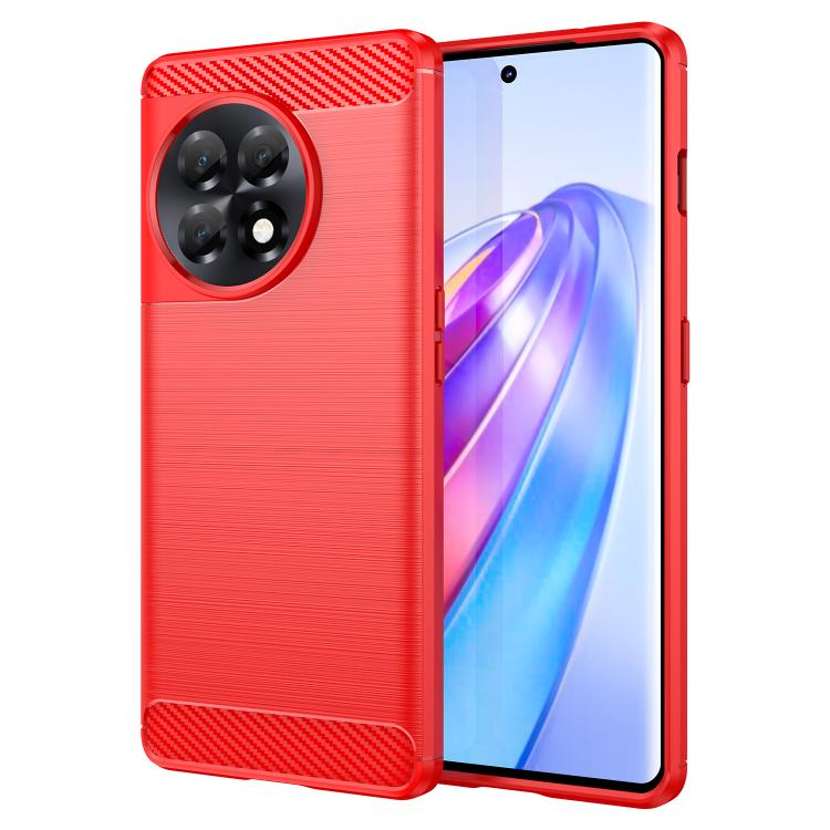 Brushed Texture Carbon Fiber TPU Phone Case, For Honor Magic5 Pro, For OnePlus Ace 2, For OnePlus 11R