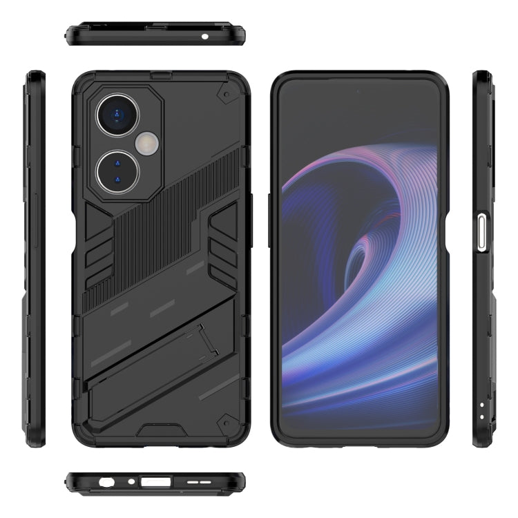 Punk Armor 2 in 1 PC + TPU Phone Case with Holder, For OnePlus Nord CE 3
