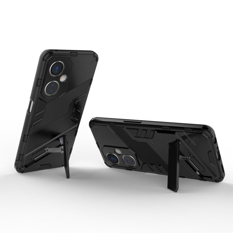 Punk Armor 2 in 1 PC + TPU Phone Case with Holder, For OnePlus Nord CE 3