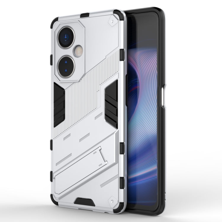 Punk Armor 2 in 1 PC + TPU Phone Case with Holder, For OnePlus Nord CE 3