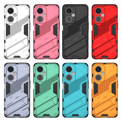 Punk Armor 2 in 1 PC + TPU Phone Case with Holder, For OnePlus Nord CE 3