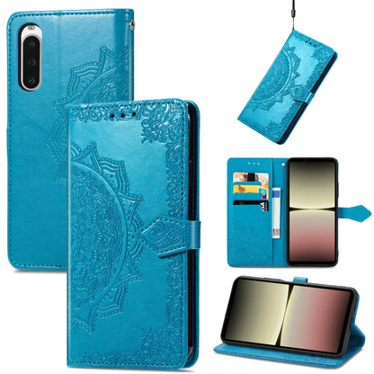 Mandala Flower Embossed Leather Phone Case, For Sony Xperia 1 IV, For Sony Xperia 10 IV, For TCL 40R, For TCL 403