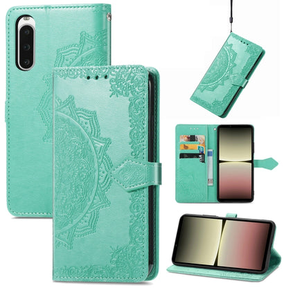 Mandala Flower Embossed Leather Phone Case, For Sony Xperia 1 IV, For Sony Xperia 10 IV, For TCL 40R, For TCL 403