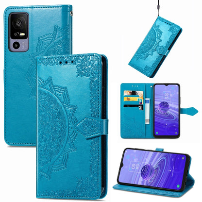 Mandala Flower Embossed Leather Phone Case, For Sony Xperia 1 IV, For Sony Xperia 10 IV, For TCL 40R, For TCL 403