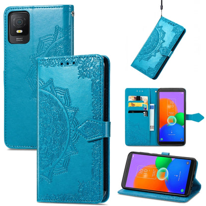 Mandala Flower Embossed Leather Phone Case, For Sony Xperia 1 IV, For Sony Xperia 10 IV, For TCL 40R, For TCL 403