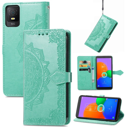 Mandala Flower Embossed Leather Phone Case, For Sony Xperia 1 IV, For Sony Xperia 10 IV, For TCL 40R, For TCL 403