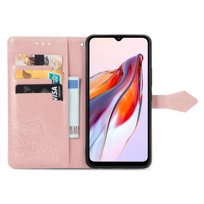 Mandala Flower Embossed Leather Phone Case, For Xiaomi Redmi 12C, For Xiaomi Redmi K60 Pro, For Xiaomi Redmi Note 12 4G Global, For Xiaomi Redmi Note 12 Turbo