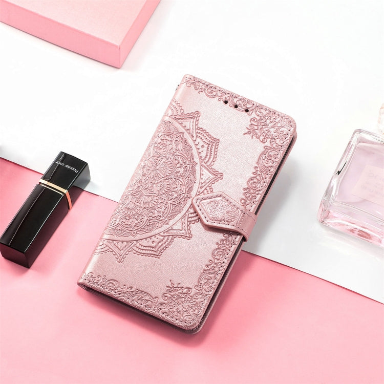 Mandala Flower Embossed Leather Phone Case, For Xiaomi Redmi 12C, For Xiaomi Redmi K60 Pro, For Xiaomi Redmi Note 12 4G Global, For Xiaomi Redmi Note 12 Turbo