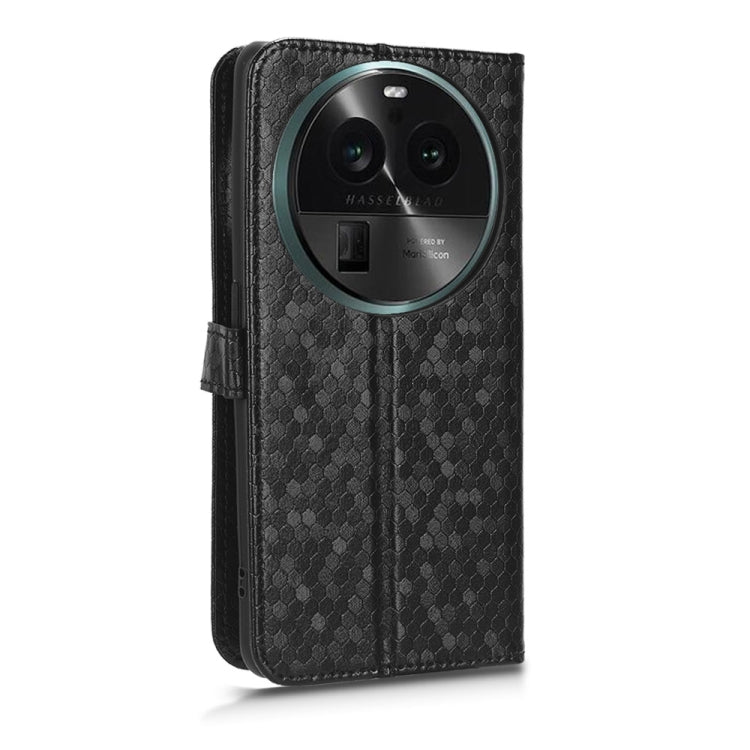 Honeycomb Dot Texture Leather Phone Case, For OPPO Find X6 5G, For OPPO Find X6 Pro 5G, For Huawei P60 Art, For Huawei P60 / P60 Pro