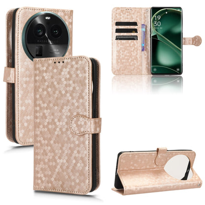 Honeycomb Dot Texture Leather Phone Case, For OPPO Find X6 5G, For OPPO Find X6 Pro 5G, For Huawei P60 Art, For Huawei P60 / P60 Pro