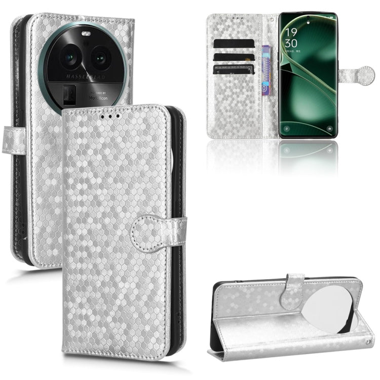 Honeycomb Dot Texture Leather Phone Case, For OPPO Find X6 5G, For OPPO Find X6 Pro 5G, For Huawei P60 Art, For Huawei P60 / P60 Pro