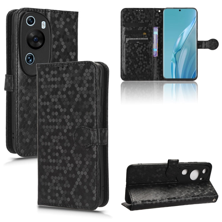Honeycomb Dot Texture Leather Phone Case, For OPPO Find X6 5G, For OPPO Find X6 Pro 5G, For Huawei P60 Art, For Huawei P60 / P60 Pro
