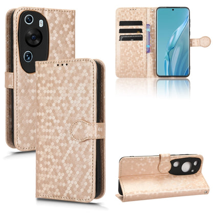 Honeycomb Dot Texture Leather Phone Case, For OPPO Find X6 5G, For OPPO Find X6 Pro 5G, For Huawei P60 Art, For Huawei P60 / P60 Pro