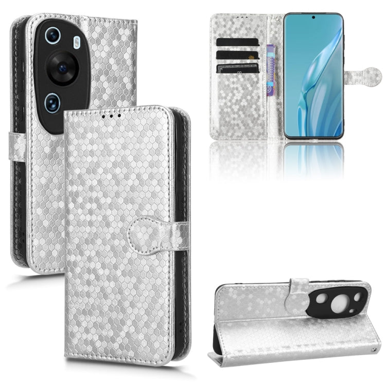 Honeycomb Dot Texture Leather Phone Case, For OPPO Find X6 5G, For OPPO Find X6 Pro 5G, For Huawei P60 Art, For Huawei P60 / P60 Pro