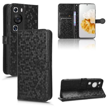 Honeycomb Dot Texture Leather Phone Case, For OPPO Find X6 5G, For OPPO Find X6 Pro 5G, For Huawei P60 Art, For Huawei P60 / P60 Pro