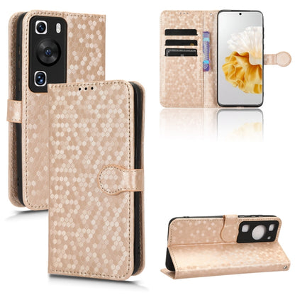 Honeycomb Dot Texture Leather Phone Case, For OPPO Find X6 5G, For OPPO Find X6 Pro 5G, For Huawei P60 Art, For Huawei P60 / P60 Pro
