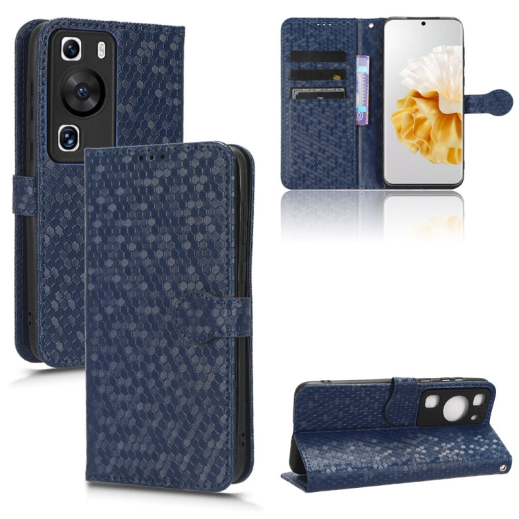 Honeycomb Dot Texture Leather Phone Case, For OPPO Find X6 5G, For OPPO Find X6 Pro 5G, For Huawei P60 Art, For Huawei P60 / P60 Pro