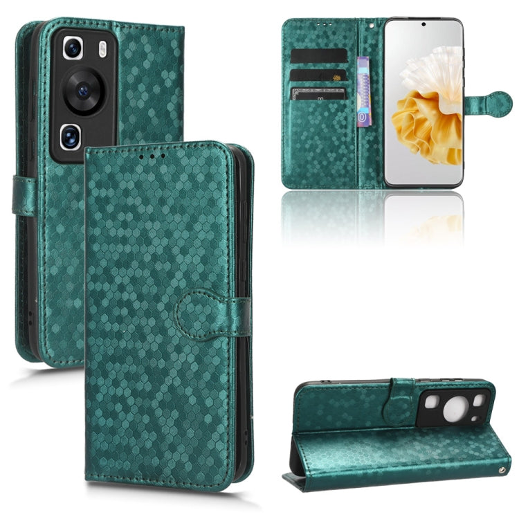 Honeycomb Dot Texture Leather Phone Case, For OPPO Find X6 5G, For OPPO Find X6 Pro 5G, For Huawei P60 Art, For Huawei P60 / P60 Pro