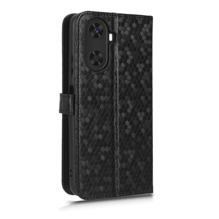 Honeycomb Dot Texture Leather Phone Case, For Huawei Enjoy 60 4G, For Blackview A85, For OnePlus Nord CE 3