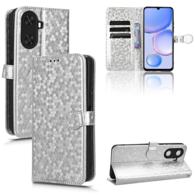 Honeycomb Dot Texture Leather Phone Case, For Huawei Enjoy 60 4G, For Blackview A85, For OnePlus Nord CE 3