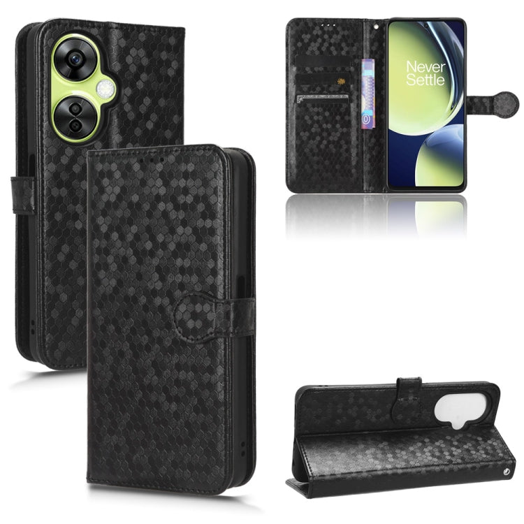Honeycomb Dot Texture Leather Phone Case, For Huawei Enjoy 60 4G, For Blackview A85, For OnePlus Nord CE 3