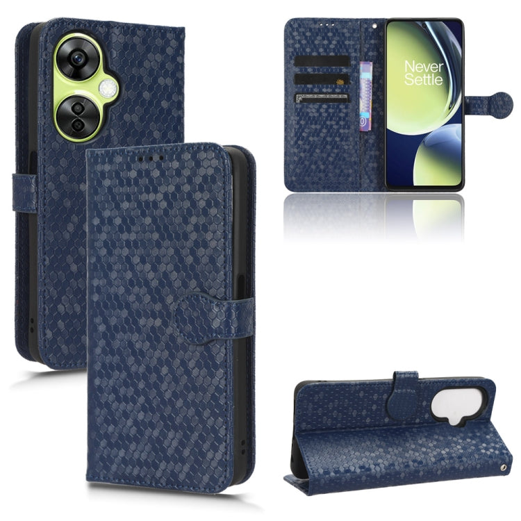 Honeycomb Dot Texture Leather Phone Case, For Huawei Enjoy 60 4G, For Blackview A85, For OnePlus Nord CE 3