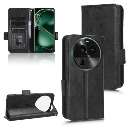 Symmetrical Triangle Leather Phone Case, For OPPO Find X6 5G, For OPPO Find X6 Pro 5G, For Huawei P60 Art, For Huawei P60 / P60 Pro
