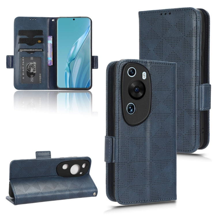 Symmetrical Triangle Leather Phone Case, For OPPO Find X6 5G, For OPPO Find X6 Pro 5G, For Huawei P60 Art, For Huawei P60 / P60 Pro