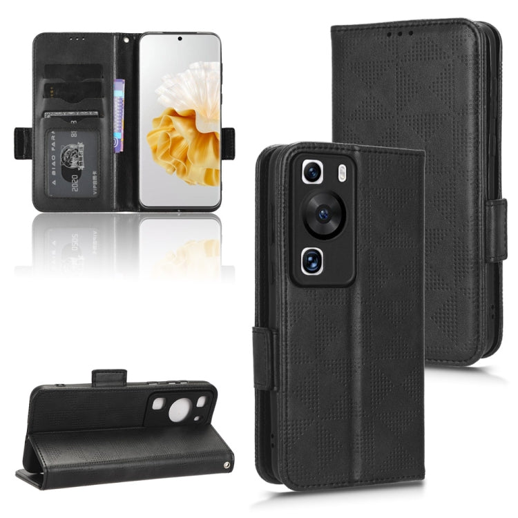 Symmetrical Triangle Leather Phone Case, For OPPO Find X6 5G, For OPPO Find X6 Pro 5G, For Huawei P60 Art, For Huawei P60 / P60 Pro