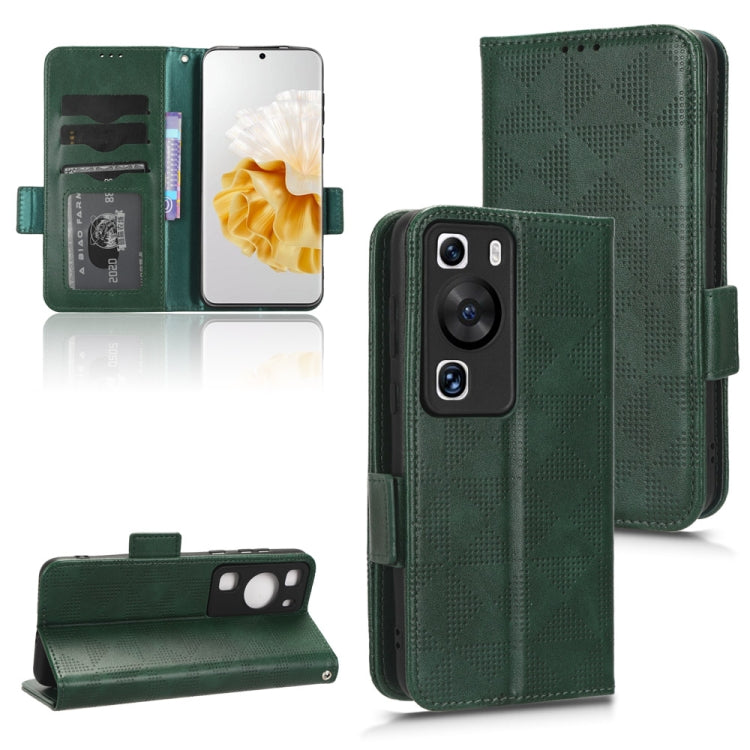Symmetrical Triangle Leather Phone Case, For OPPO Find X6 5G, For OPPO Find X6 Pro 5G, For Huawei P60 Art, For Huawei P60 / P60 Pro