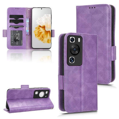 Symmetrical Triangle Leather Phone Case, For OPPO Find X6 5G, For OPPO Find X6 Pro 5G, For Huawei P60 Art, For Huawei P60 / P60 Pro
