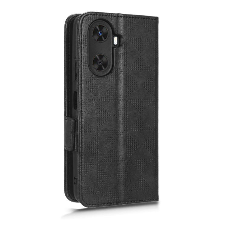 Symmetrical Triangle Leather Phone Case, For Huawei Enjoy 60 4G, For Blackview A85, For OnePlus Nord CE 3