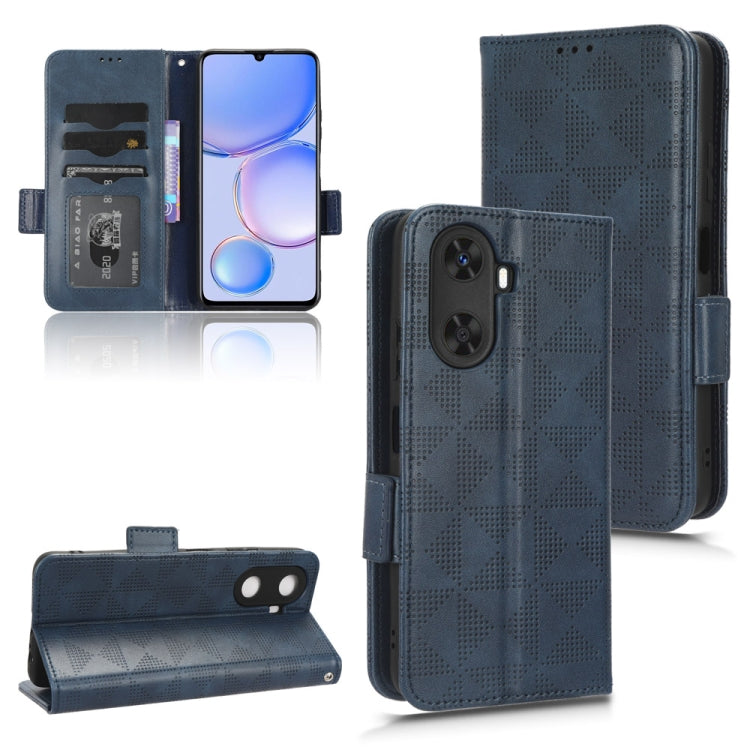 Symmetrical Triangle Leather Phone Case, For Huawei Enjoy 60 4G, For Blackview A85, For OnePlus Nord CE 3