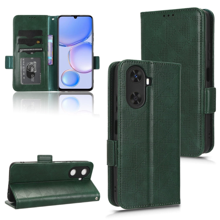 Symmetrical Triangle Leather Phone Case, For Huawei Enjoy 60 4G, For Blackview A85, For OnePlus Nord CE 3