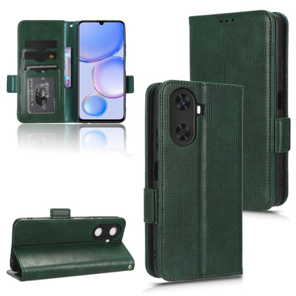 Symmetrical Triangle Leather Phone Case, For Huawei Enjoy 60 4G, For Blackview A85, For OnePlus Nord CE 3