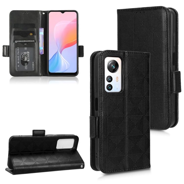 Symmetrical Triangle Leather Phone Case, For Huawei Enjoy 60 4G, For Blackview A85, For OnePlus Nord CE 3