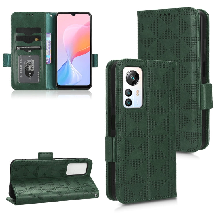 Symmetrical Triangle Leather Phone Case, For Huawei Enjoy 60 4G, For Blackview A85, For OnePlus Nord CE 3