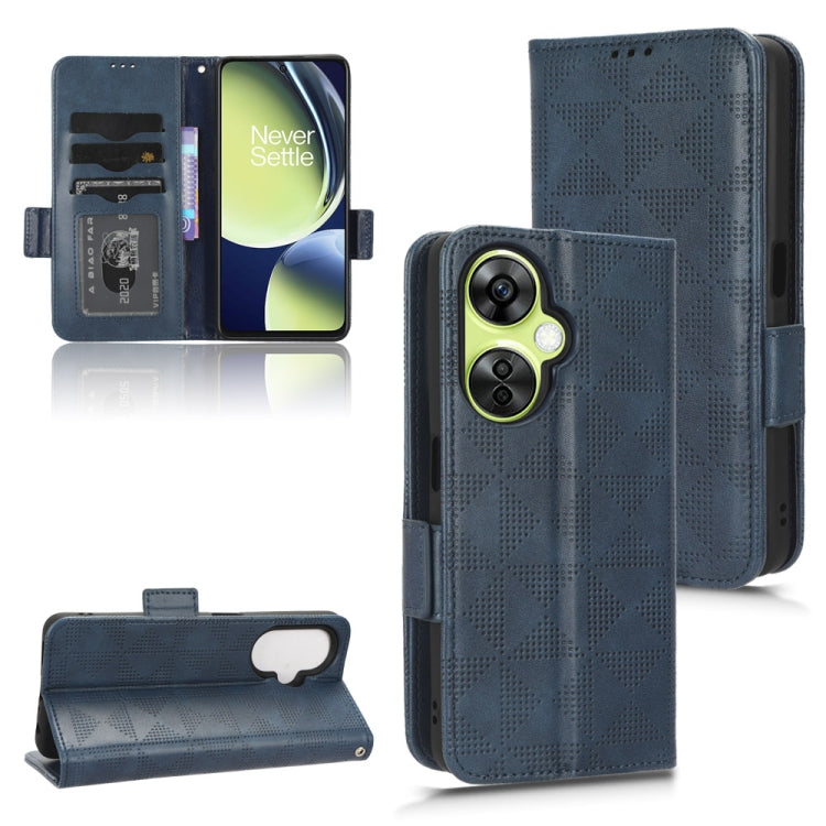 Symmetrical Triangle Leather Phone Case, For Huawei Enjoy 60 4G, For Blackview A85, For OnePlus Nord CE 3