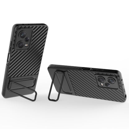 Wavy Texture TPU Phone Case with Lens Film, For Xiaomi Redmi Note 12 Pro 5G Global, For Xiaomi Redmi Note 12 5G Global, For OnePlus Ace 2 5G