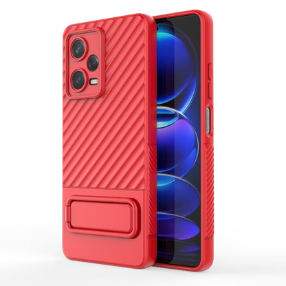 Wavy Texture TPU Phone Case with Lens Film, For Xiaomi Redmi Note 12 Pro 5G Global, For Xiaomi Redmi Note 12 5G Global, For OnePlus Ace 2 5G