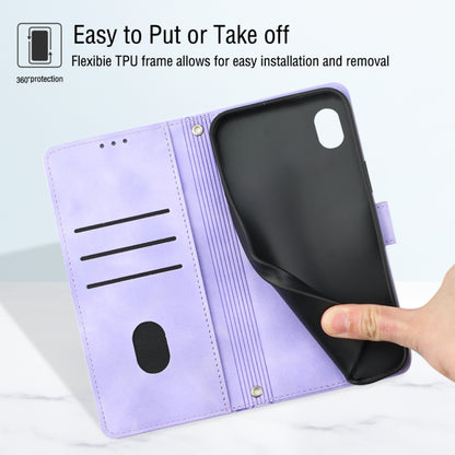 Skin-feel Embossed Leather Phone Case, For Samsung Galaxy A23 JP Version, For Samsung Galaxy A24 4G, For Xiaomi Poco X5 5G/Redmi Note 12 China/Redmi Note 12 Global, For Xiaomi Poco X5 Pro 5G/Redmi Note 12 Pro Speed