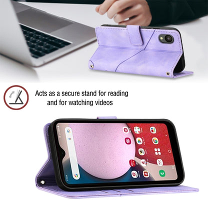 Skin-feel Embossed Leather Phone Case, For Samsung Galaxy A23 JP Version, For Samsung Galaxy A24 4G, For Xiaomi Poco X5 5G/Redmi Note 12 China/Redmi Note 12 Global, For Xiaomi Poco X5 Pro 5G/Redmi Note 12 Pro Speed