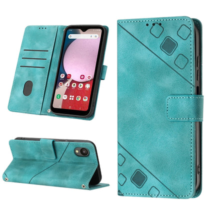 Skin-feel Embossed Leather Phone Case, For Samsung Galaxy A23 JP Version, For Samsung Galaxy A24 4G, For Xiaomi Poco X5 5G/Redmi Note 12 China/Redmi Note 12 Global, For Xiaomi Poco X5 Pro 5G/Redmi Note 12 Pro Speed