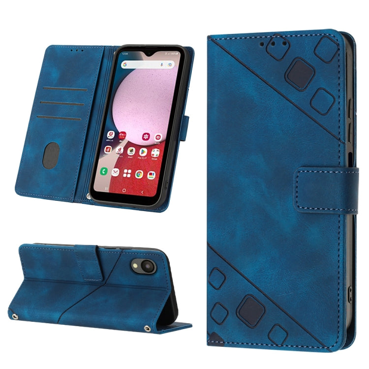 Skin-feel Embossed Leather Phone Case, For Samsung Galaxy A23 JP Version, For Samsung Galaxy A24 4G, For Xiaomi Poco X5 5G/Redmi Note 12 China/Redmi Note 12 Global, For Xiaomi Poco X5 Pro 5G/Redmi Note 12 Pro Speed